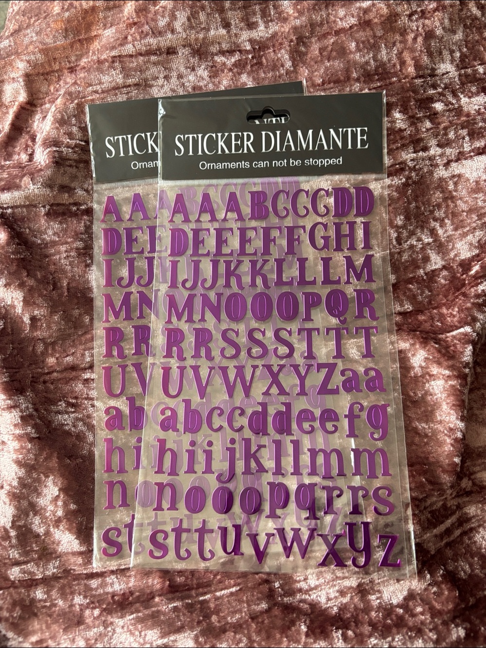 Set of Alphabet Scrapbook Stickers - Picture 2 of 13